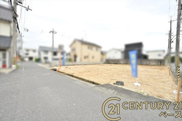 大和高田市中今里町　２号地　建築条件なし土地の前面道路含む現地写真|■現地撮影写真■落ち着いた雰囲気の閑静な立地です！