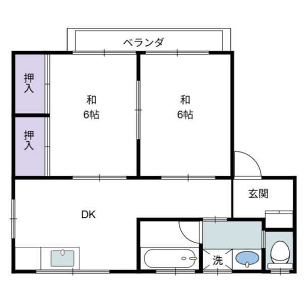 ブレア青葉Aの間取り