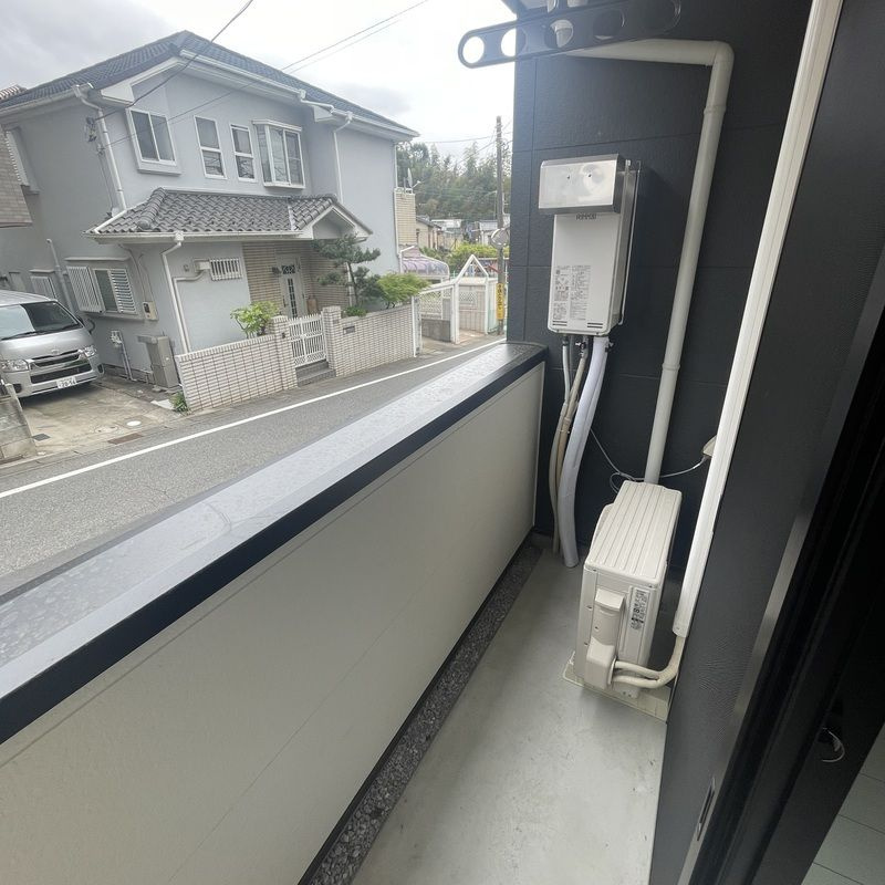 MELDIA秋山のバルコニー