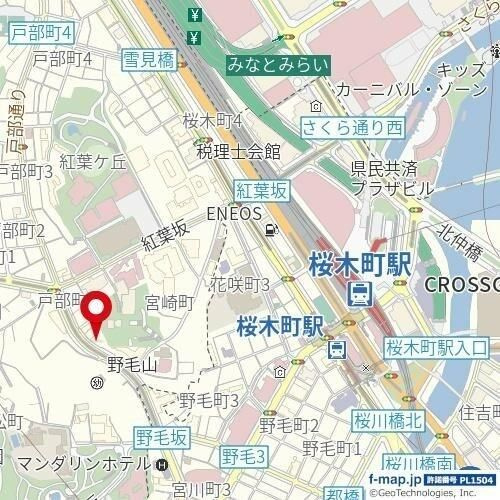 リブゼ横浜紅葉坂の地図