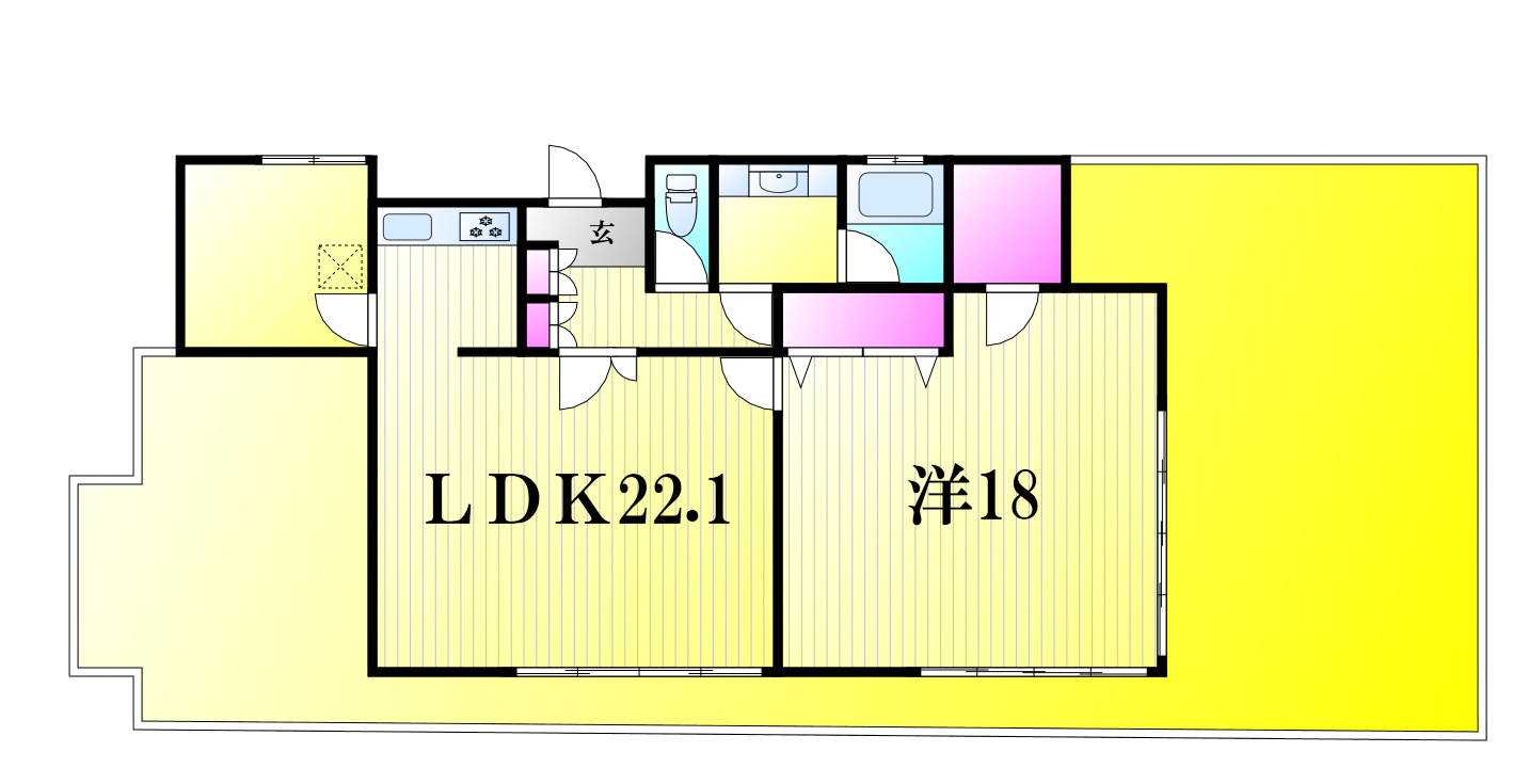 紀伊国屋マンションの間取り