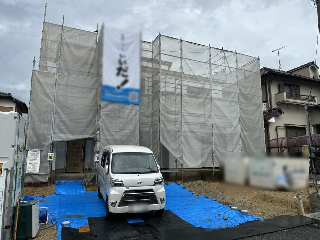 神戸市西区天王山新築戸建の前面道路含む現地写真|2026年2月9日撮影