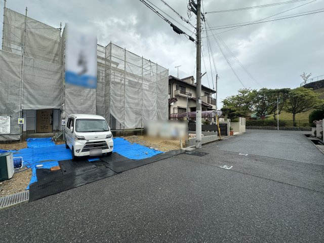 神戸市西区天王山新築戸建の前面道路含む現地写真|2026年2月9日撮影