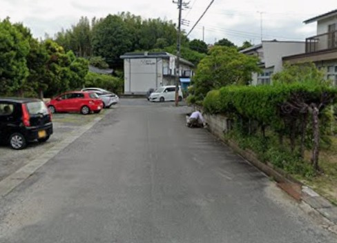 【新築戸建】　いわき市好間町中好間第2　長期優良住宅の前面道路含む現地写真|南西側4ｍ公道