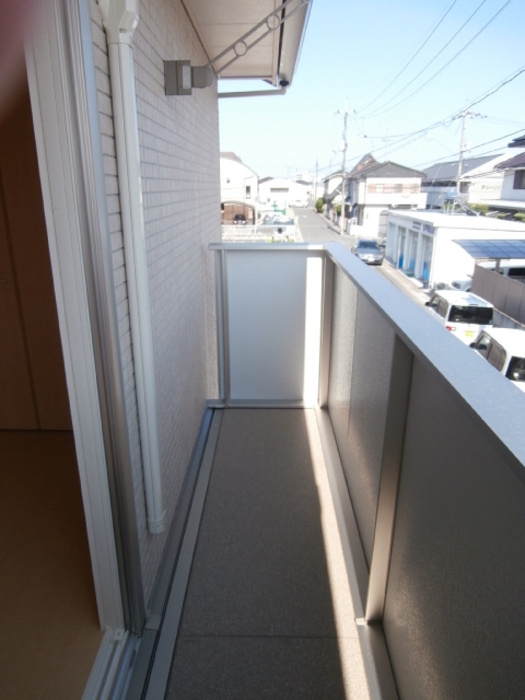 岡山市北区田中の一戸建てのバルコニー