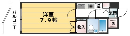アクシルコート京都二条EASTの間取り