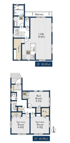 西東京市保谷町３丁目 西武新宿線 西武柳沢駅 新築戸建の間取り