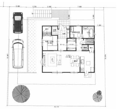 【間取り】 | 宗像市広陵台３丁目　中古一戸建☆仲介手数料無料☆