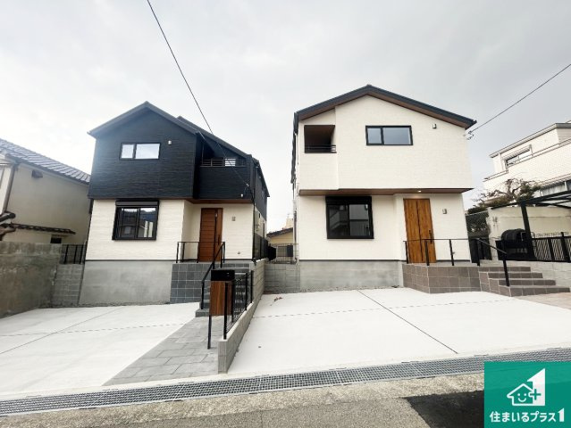神戸市北区東有野台　新築一戸建ての外観|お客様に長く安心して住んでいだだける事にこだわった家づくり！住んでからのアフターサービスにもしっかりと取り組んでいます！