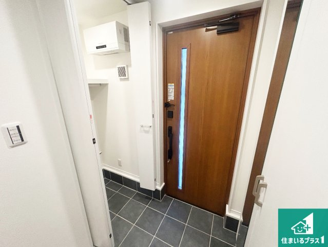 神戸市北区東有野台　新築一戸建ての玄関|シューズボックスにはたくさんの靴が収納できるので玄関周りはいつもスッキリ！ご家族が増えても安心！