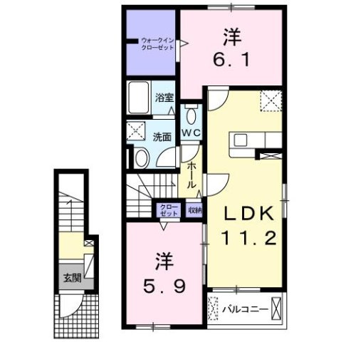 イリニⅡの間取り