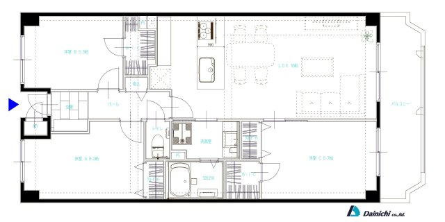 【間取り】 | アネシス空港東3番館☆仲介手数料無料☆