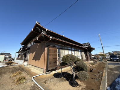 【外観】 | 【日本家屋風平家・倉庫ガレージ付】坂東市長須