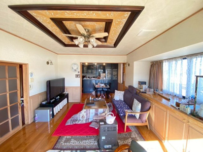 【居間・リビング】 | 【日本家屋風平家・倉庫ガレージ付】坂東市長須