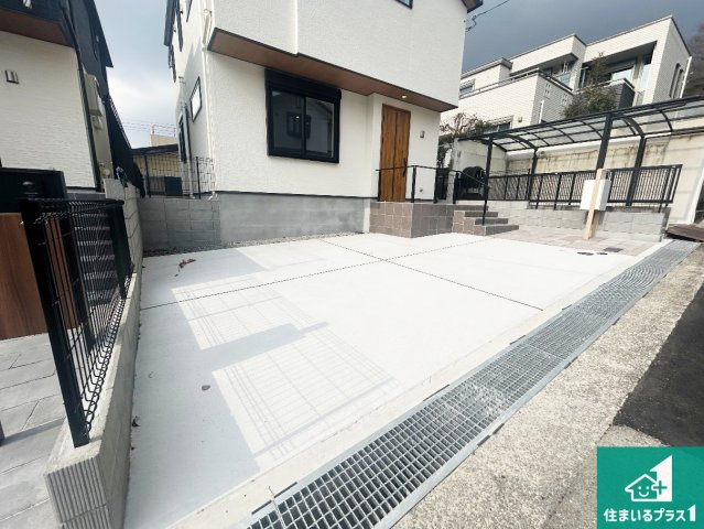 神戸市北区東有野台　新築一戸建ての駐車場|駐車スペース！散水栓があるので、こまめに愛車を洗えます！