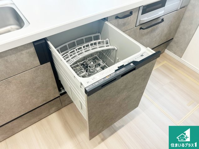 神戸市北区東有野台　新築一戸建ての設備|浄水器を内蔵！炊飯時、お茶を作る時に安心してお水を使えます！お湯と冷水、浄水と原水、シャワーの切替えもワンタッチです！