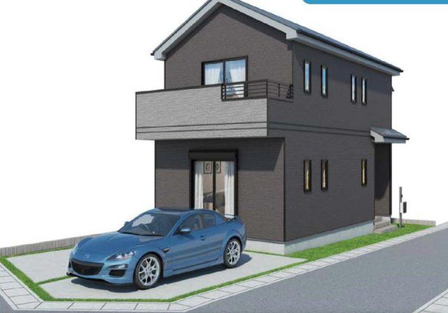 【仲介手数料無料】所沢市荒幡３期　全１棟　所沢市の新築住宅なら西武ハウジングの外観パース