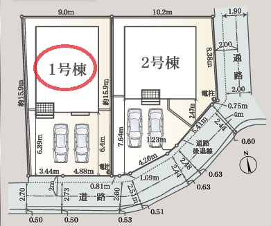 【区画図】 | クレイドルガーデン岸和田市岡山町第9 | 区画図