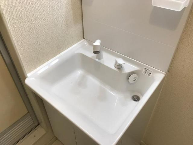 サニービラの洗面所|洗髪洗面化粧台