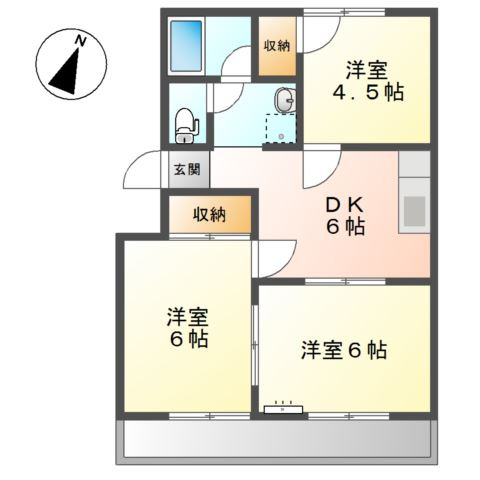サニービラの間取り