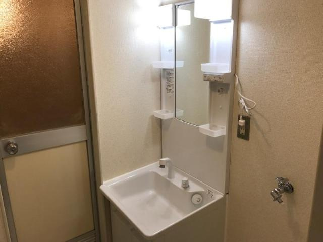 サニービラの洗面所|洗髪洗面化粧台