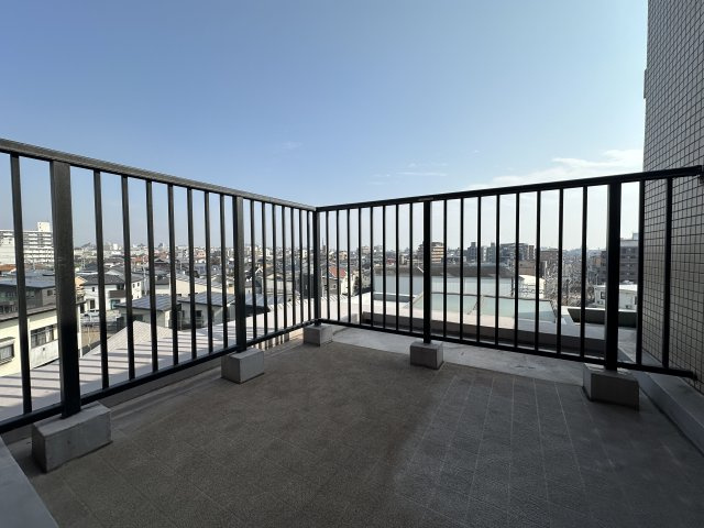 ロワイヤル明石魚住のバルコニー