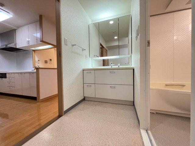 T's garden北柏1号棟の独立洗面台