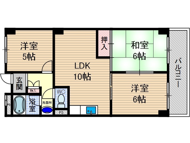【間取り】 | 天王タウンハイツ