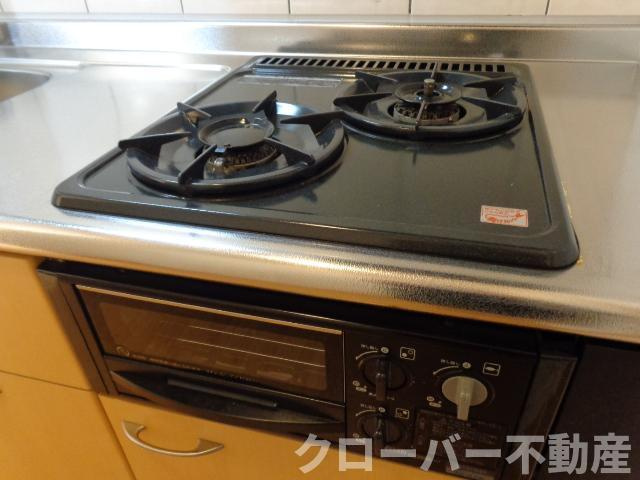 アンベリール南のキッチン|ガスコンロ
