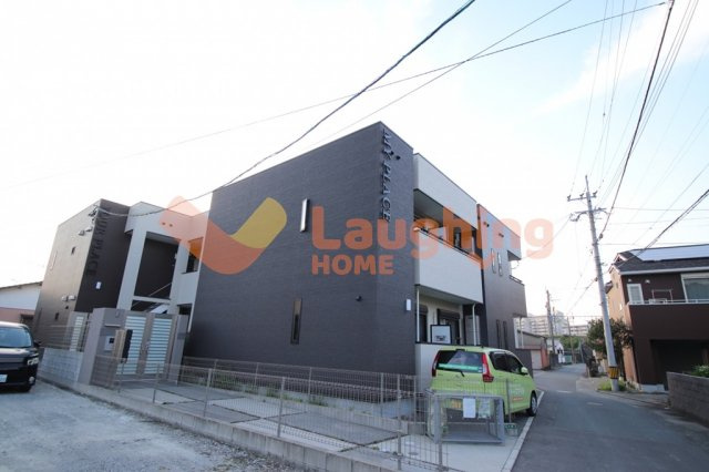 久留米市宮ノ陣５丁目のアパートの外観|おしゃれな外観です