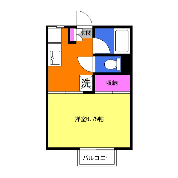 パレス小沢Ⅰの間取り|間取りは現況優先