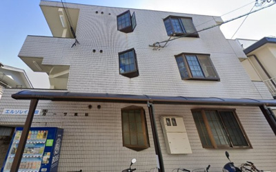 【外観】 | エルソレイユ荒田 | 前面道路から撮影