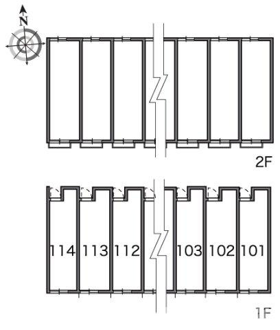 レオネクストウィンクルの区画図