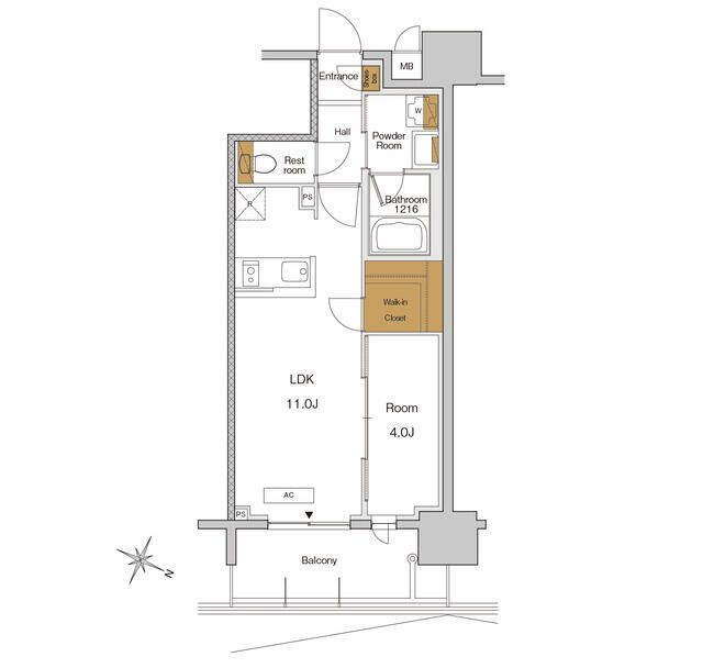 ＲＪＲプレシア東十条ガーデンの間取り|☆このお部屋は仲介手数料0円です☆