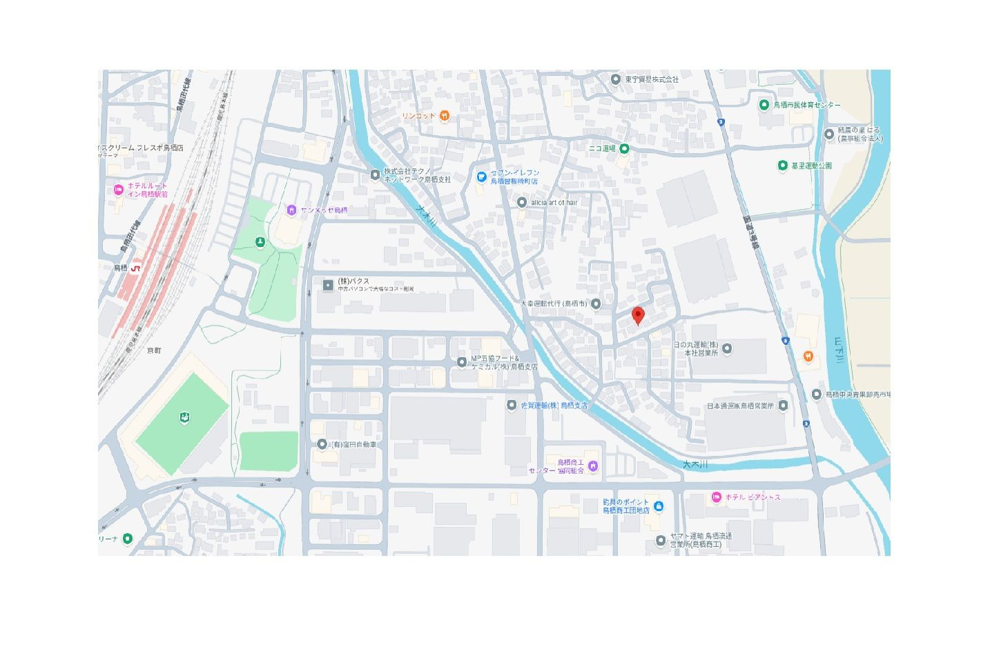 鳥栖市曽根崎町　新築戸建【2号棟】の地図