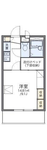 レオパレスＧＡＺＥＢＯ１２の間取り