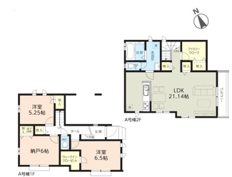 【間取り】 | 川口市坂下町４丁目　新築戸建