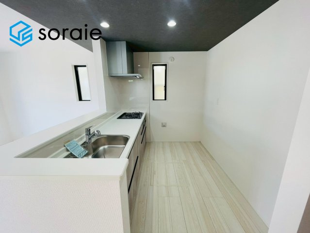 入間市東町19期全1棟　新築戸建　グラファーレのキッチン|5/12撮影