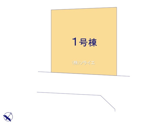 入間市東町19期全1棟　新築戸建　グラファーレの区画図