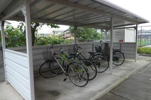倉敷市田ノ上のアパートのその他共用部分|駐輪場