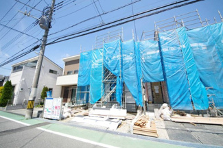 【外観】 | 【仲介手数料無料！！】日野市落川　新築戸建て（全6棟）1号棟　5680万円 | 令和８年４月１８日撮影　建築中