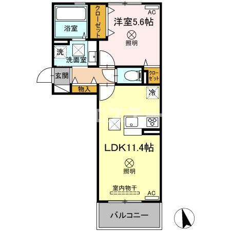 【間取り】 | カーサ八代