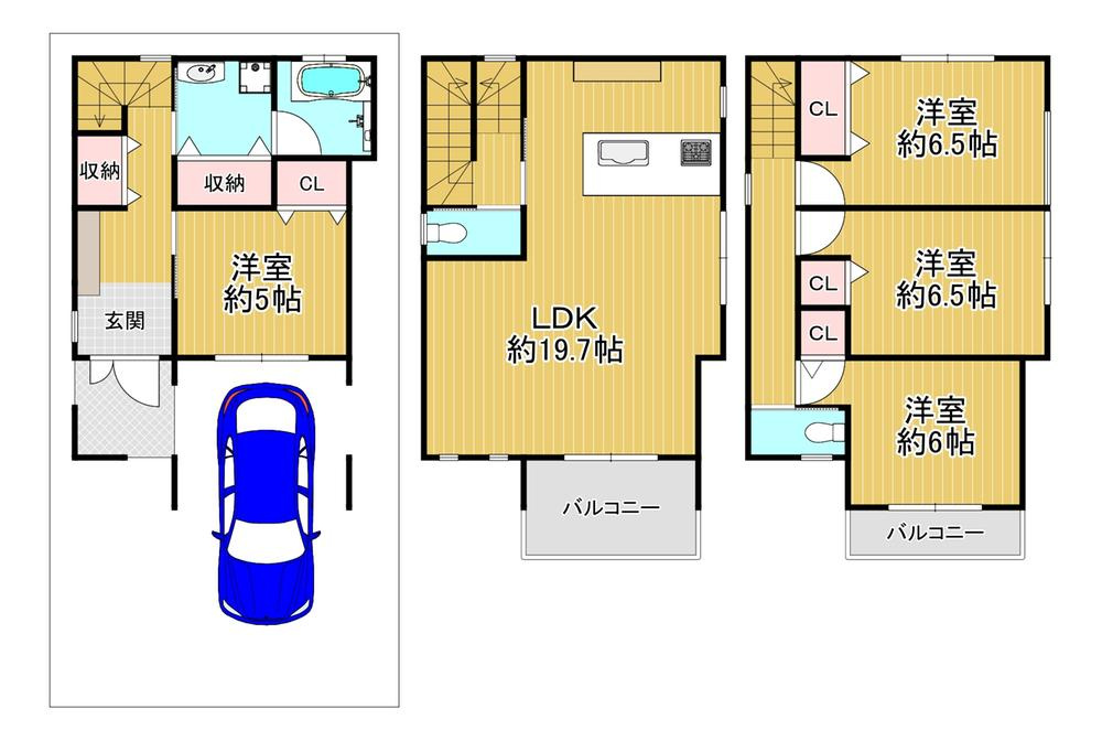 堀溝3丁目　中古一戸建ての間取り|間取り図はいかがですか？ご希望を叶える間取りですか？リビングの広さは？水回りの位置は？カウンターキッチン？など色々な情報が集約されています。弊社ではリフォームなどのご相談も承っております。