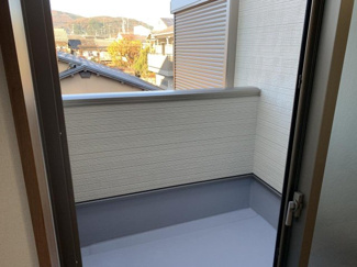 【バルコニー】 | 右京区嵯峨中又町 | 新築時の写真です