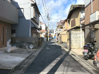 【前面道路含む現地写真】 | 右京区嵯峨中又町 | 京福車折神社駅まで徒歩約1分◆JR嵯峨嵐山駅まで徒歩約9分