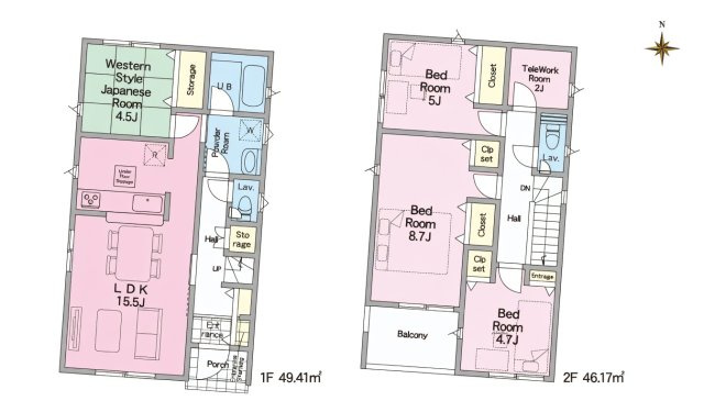 結城市結城第43Ⅱ期　新築戸建　1号棟