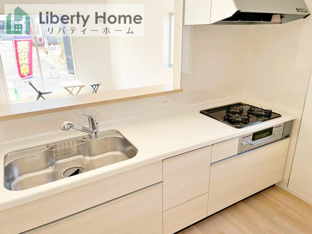 結城市結城第43Ⅱ期　新築戸建　1号棟のキッチン|同形状・同仕様