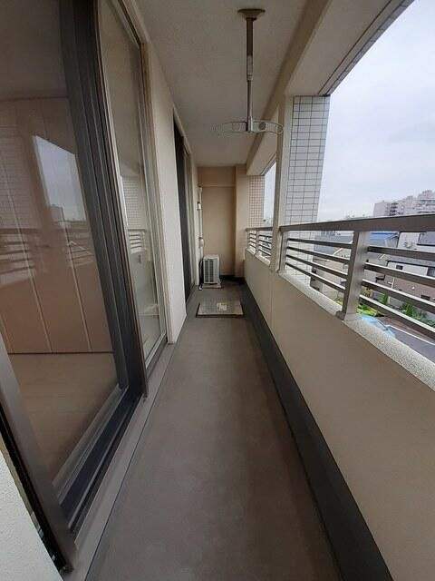シャルマン青井のバルコニー