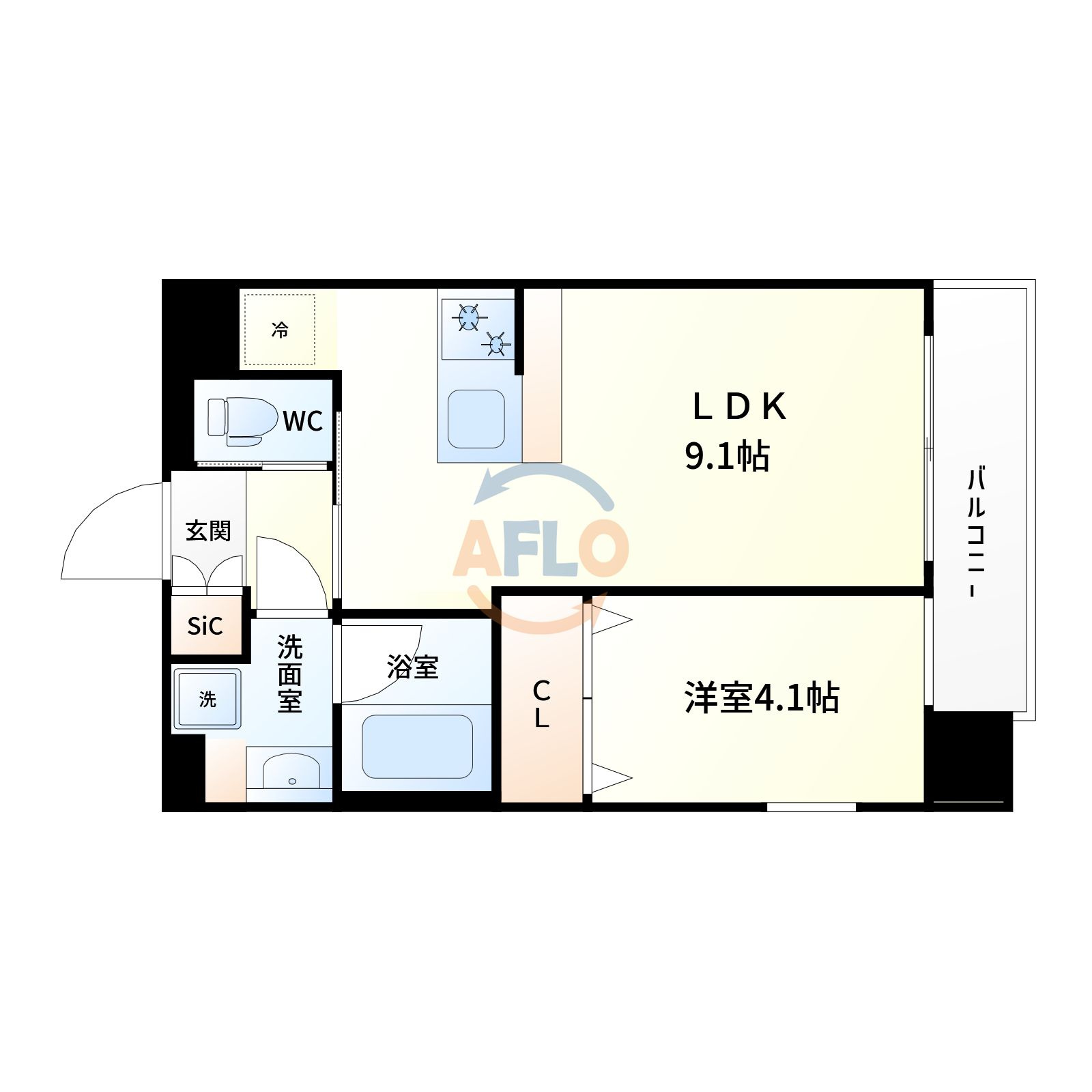 プレジオ御幣島の間取り|プレジオ御幣島　間取り