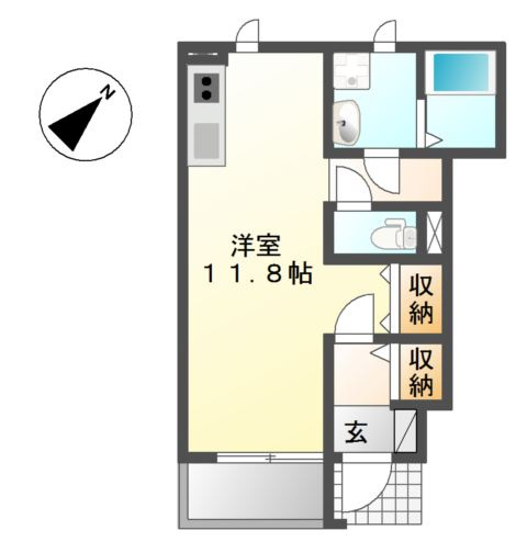 【間取り】 | つぼみハイツ